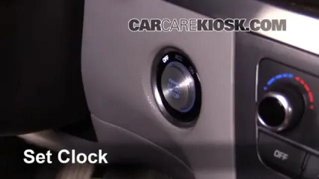 2016 Hyundai Genesis 3.8 3.8L V6 Horloge Régler l'horloge